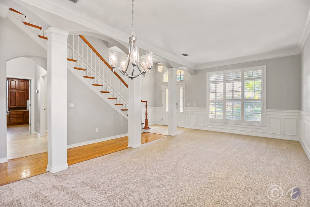 Home for Rent: 5612 Rockfield Lp, Valrico - Living Room/ Dining Room