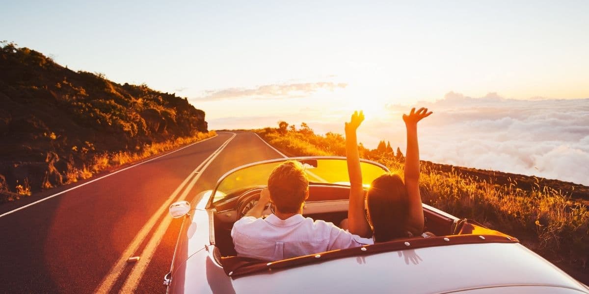 Couple in car